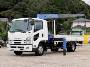 平成29年 標準ベット付 6FMT 積載2.7トン タダノ 差し違い脚 4段 ラジコン L5.5m