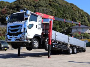 令和2年 380PS 7FMT 積載10.8トン エアサス 4段 ラジコン ハイアウトリガー付