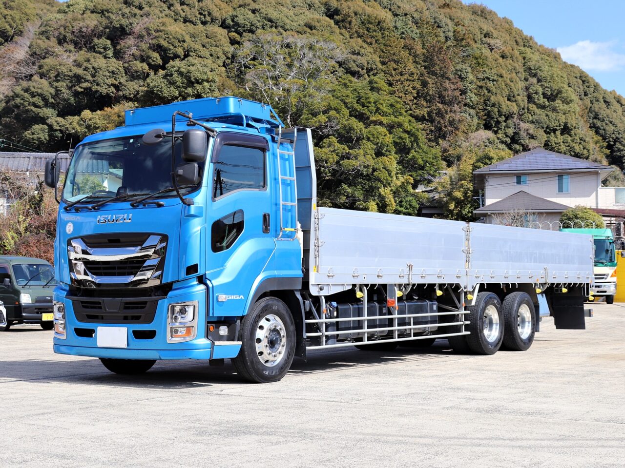 令和3年 380PS SAT 3ペダル 積載13.3トン パブコ5方開 後輪エアサス L9.6m