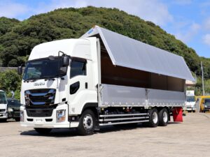 令和6年 ハイルーフ 高床3軸 7FMT 積載14トン 後輪エアサス L9.68m