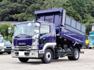 平成27年 ベット付 増トン 6FMT 積載7.4トン 極東開発 L3.5m